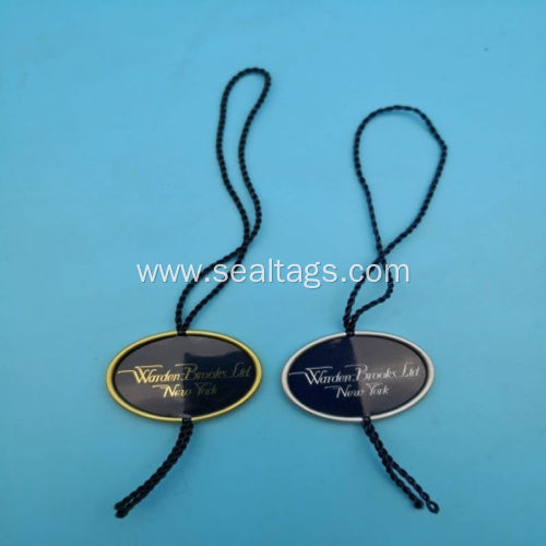 Plastic Garment hang tag string seal for swimwear